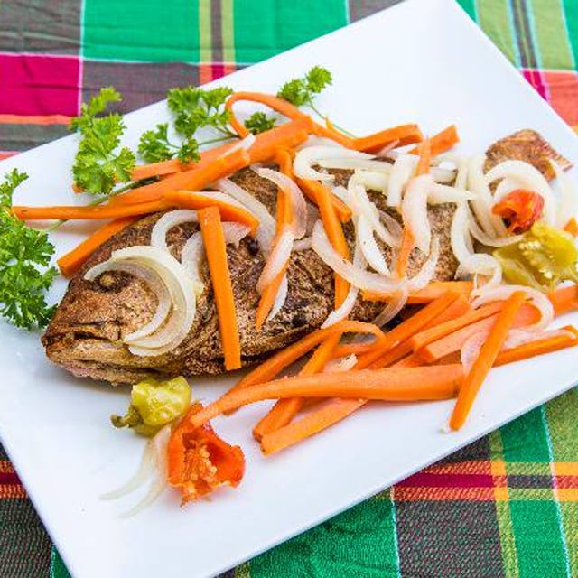 Escovitch Fish (Red Snapper).
