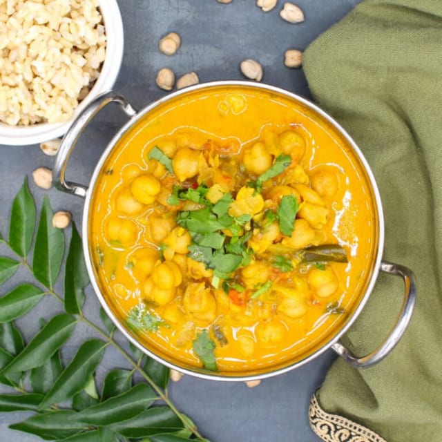 Curry Chick Peas.
