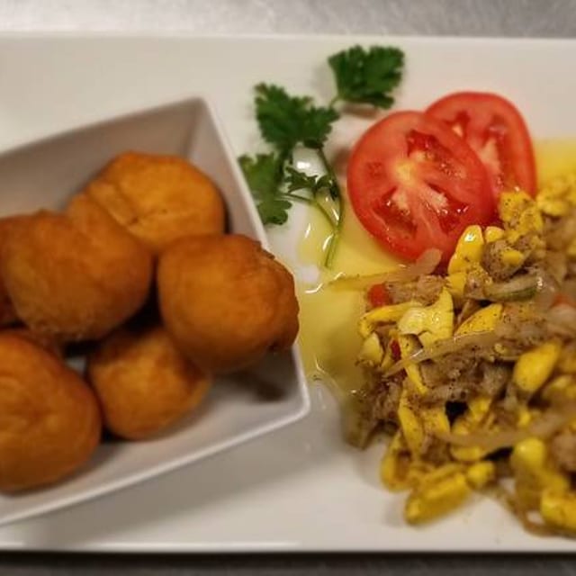 Ackee and Saltfish.