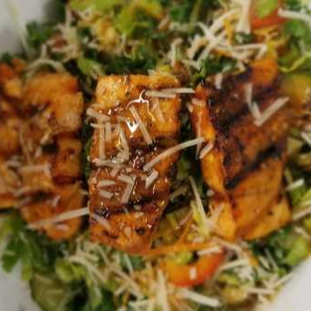 Jerk Salmon Salad.