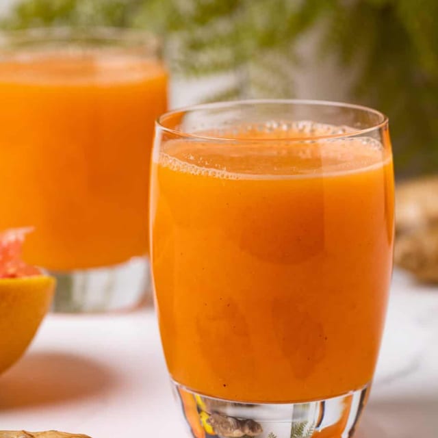 Carrot Lime Ginger Juice.