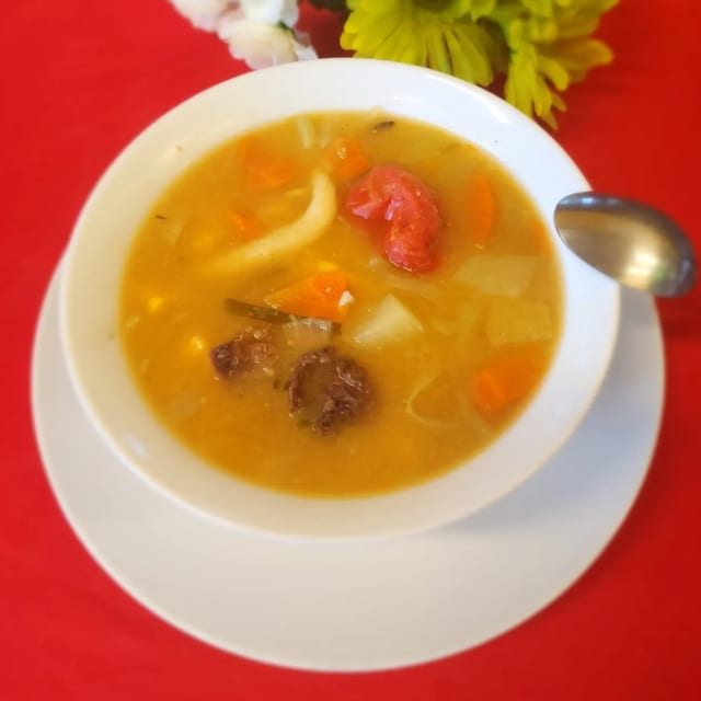 Goat Soup of the Day.