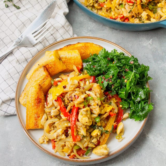 Ackee & Saltfish.