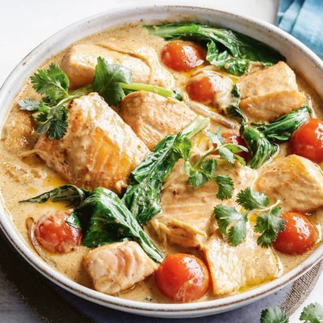 Curry Salmon.